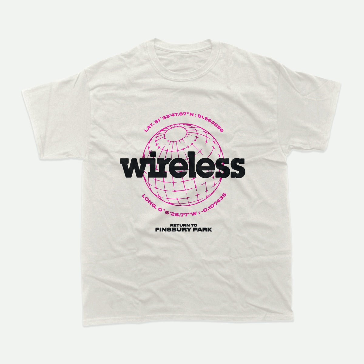 Wireless Globe White T-Shirt
